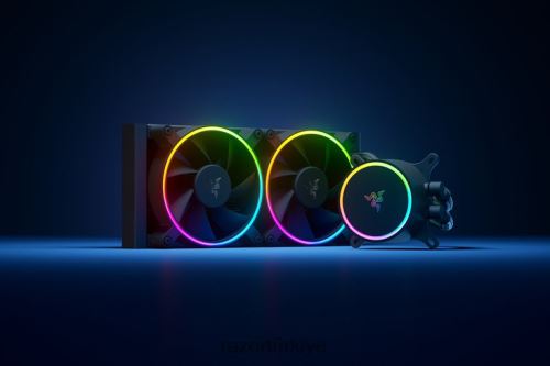 bilgisayar bileşeni Razer hanbo chroma rgb aio sıvı soğutucu (argb pompa kapağı) tek renk 44RV419