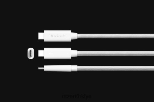 bilgisayar bileşeni Razer yıldırım 4 kablosu beyaz 44RV424