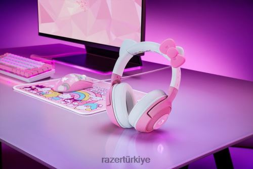 içerik yaratımı Razer kraken bt - hello kitty ve arkadaşları sürümü tek renk 44RV4106