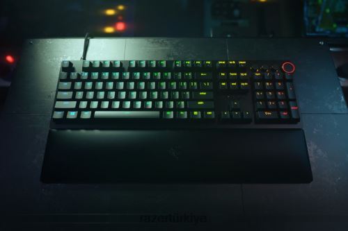 tuş takımı Razer Huntsman v2 - tıklamalı optik anahtar - bize tek renk 44RV469