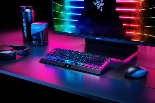 tuş takımı Razer blackwidow v3 mini hyperspeed - phantom edition - sarı anahtar - bize siyah 44RV464