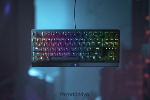 tuş takımı Razer blackwidow v3 tenkeyless - sarı anahtar - bize siyah 44RV462