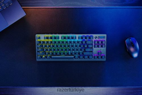 tuş takımı Razer deathstalker v2 pro sayısal anahtarsız - tıklamalı optik anahtar - bize siyah 44RV466