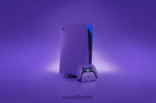 konsol Razer PS5 için hızlı şarj standı mor 44RV4172
