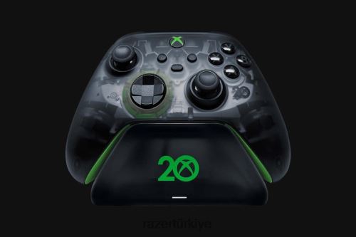 konsol Razer Xbox için evrensel hızlı şarj standı - Xbox 20. yıl dönümü sınırlı sayıda tek renk 44RV4166