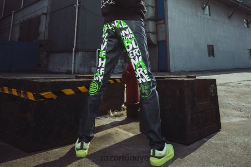 giyim Razer evisu daicock desenli havuç kesim kot pantolon #2017 tek renk 44RV4192