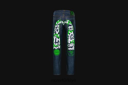 giyim Razer evisu daicock desenli havuç kesim kot pantolon #2017 tek renk 44RV4192