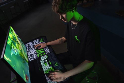giyim Razer evisu daicock desenli tişört tek renk 44RV4191