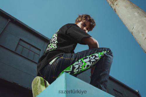 giyim Razer evisu daicock desenli tişört tek renk 44RV4191