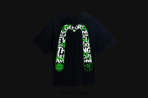 giyim Razer evisu daicock desenli tişört tek renk 44RV4191