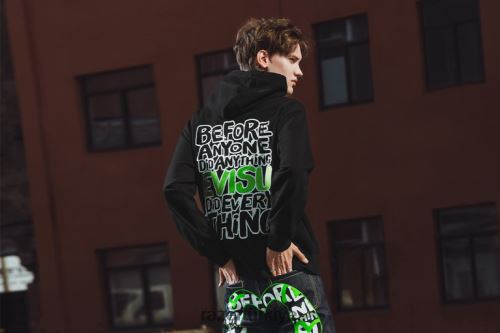 giyim Razer evisu tanrısal kapşonlu tek renk 44RV4193